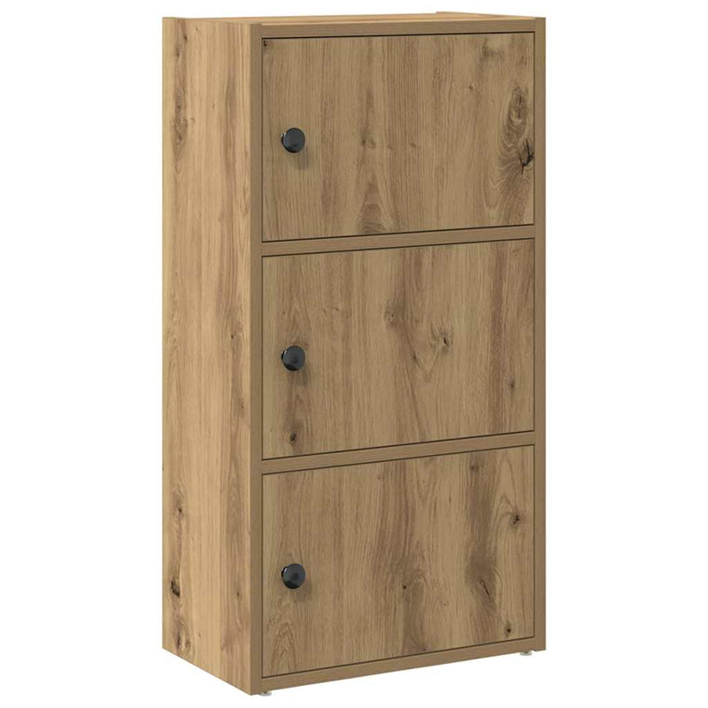 Boekenkast Gijs - 40x24x77 cm - artisanaal eiken – extra afbeelding
