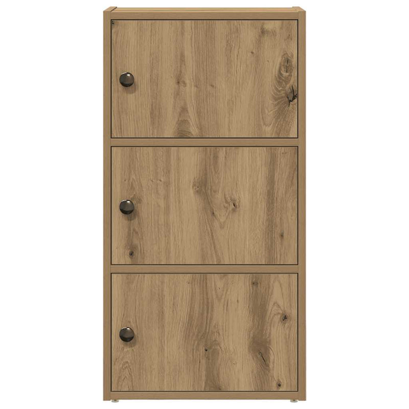 Boekenkast Gijs - 40x24x77 cm - artisanaal eiken