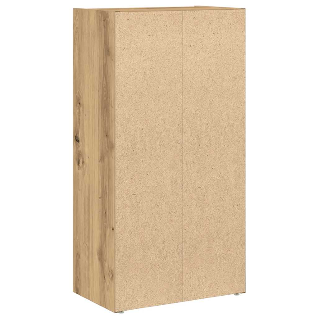 Boekenkast Gijs - 40x24x77 cm - artisanaal eiken