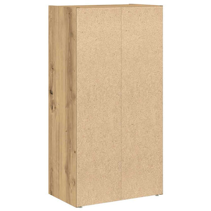 Boekenkast Gijs - 40x24x77 cm - artisanaal eiken