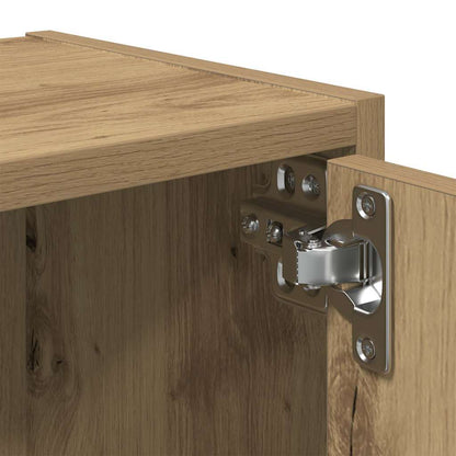 Boekenkast Gijs - 40x24x77 cm - artisanaal eiken