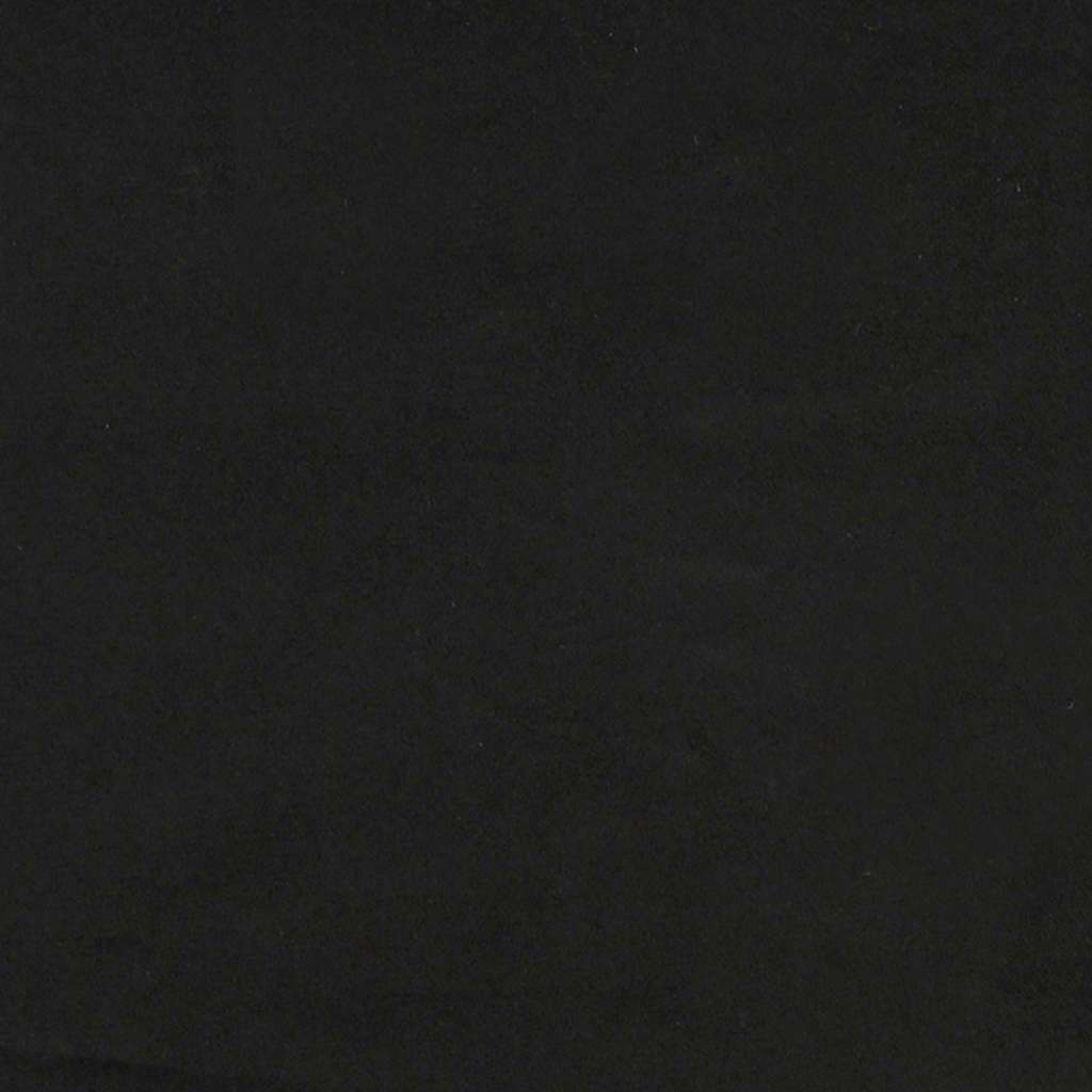 Bank Stefan - 180x77x82 cm - fluweel - zwart
