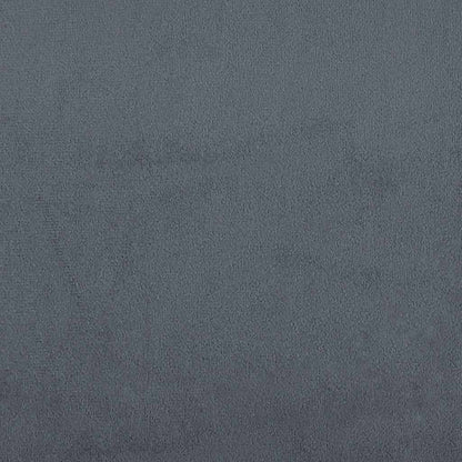 Bank Raymond - 220x77x82 cm - fluweel - donkergrijs