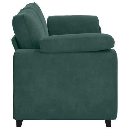 Bank Raymond - 220x77x82 cm - fluweel - donkergroen