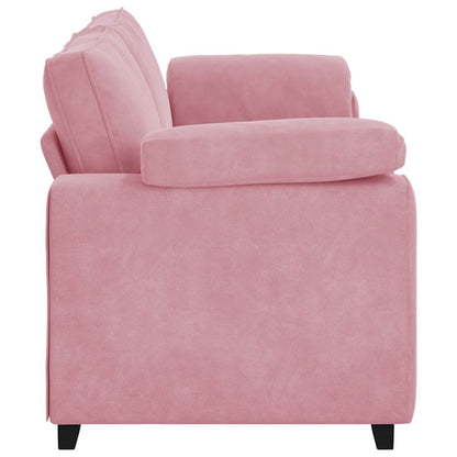 Bank Raymond - 220x77x82 cm - fluweel - roze