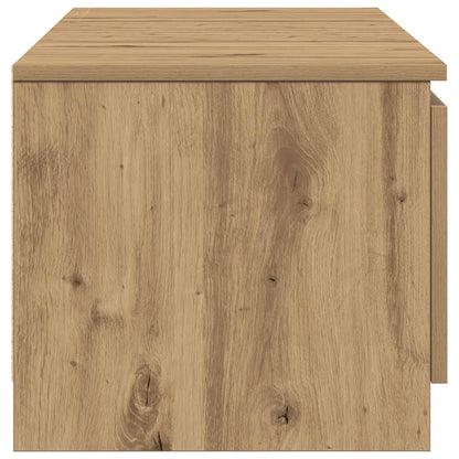 Tv-meubel Kyan - 140x40x35,5 cm - artisanaal eiken