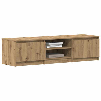 Tv-meubel Kyan - 140x40x35,5 cm - artisanaal eiken