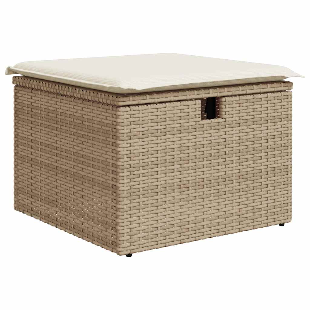 Tuinset Hubrecht - 4-delig - met kussens en opslag - beige