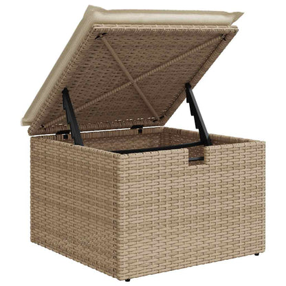 Tuinset Hubrecht - 4-delig - met kussens en opslag - beige