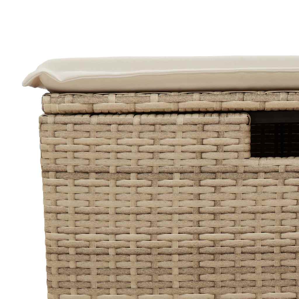 Tuinset Hubrecht - 4-delig - met kussens en opslag - beige