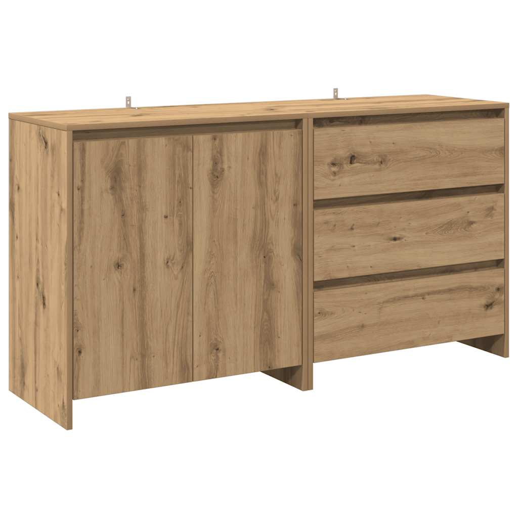 Dressoir Douwe - 2-delig - artisanaal eiken