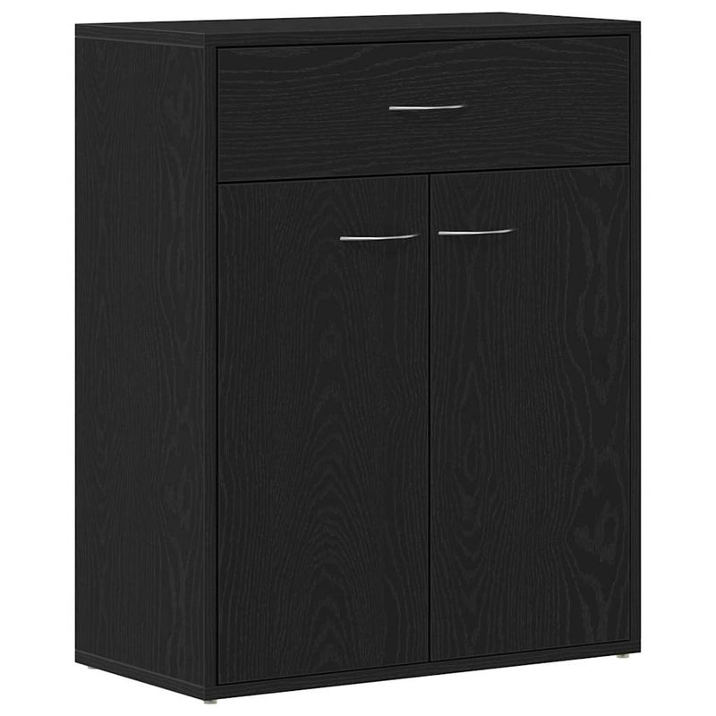 Dressoir Laurent - bewerkt hout - zwart eiken – extra afbeelding