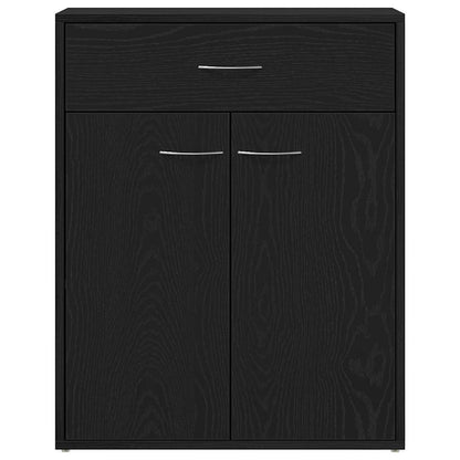 Dressoir Laurent - bewerkt hout - zwart eiken