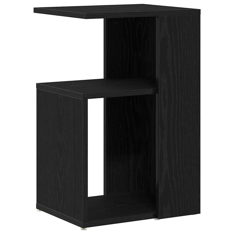 Bijzettafel Wesley - 36x30x56 cm - zwart eiken – extra afbeelding