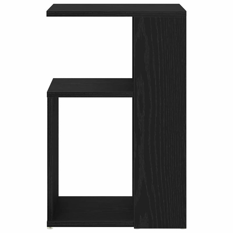 Bijzettafel Wesley - 36x30x56 cm - zwart eiken