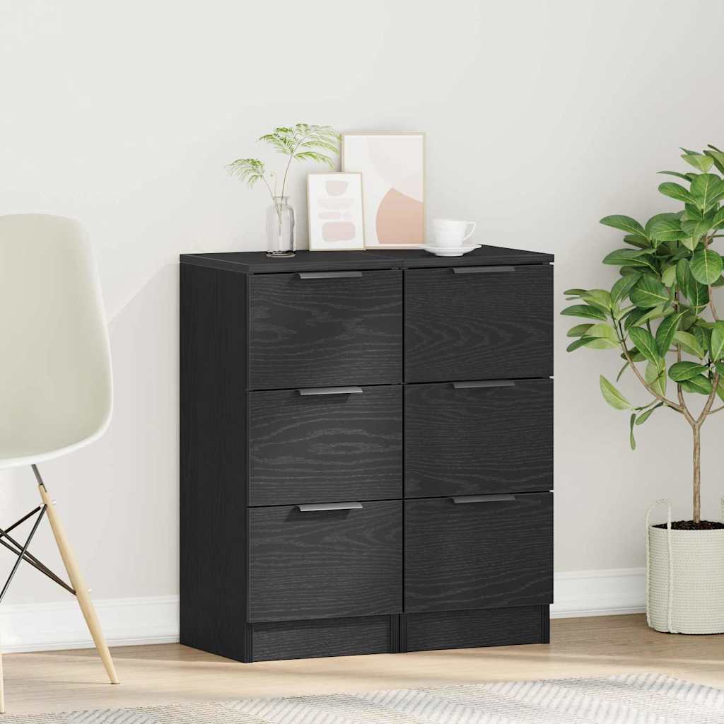 Dressoir Otto - 2 stuks - zwart eiken