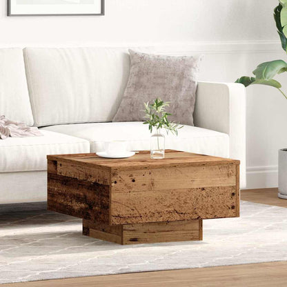 Salontafel Niels - 55 x 55 x 31 cm - oud hout