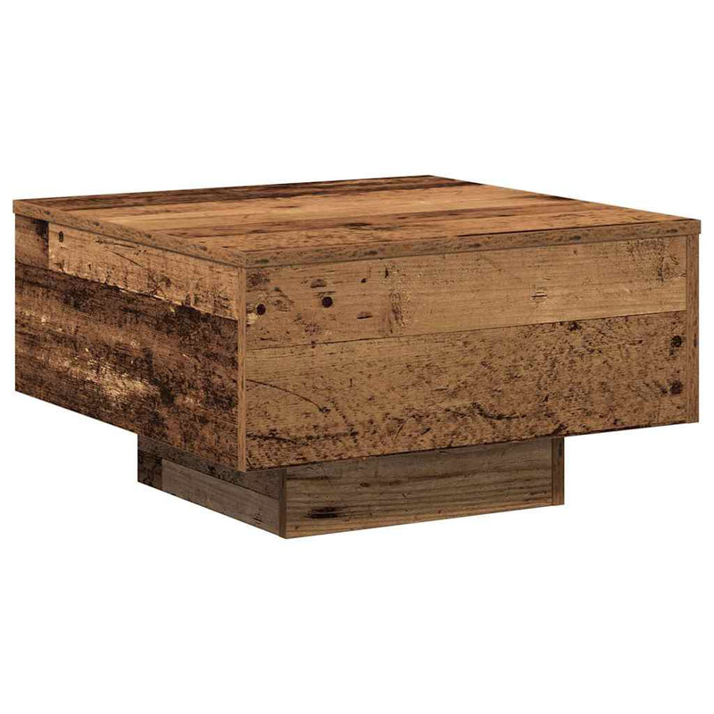 Salontafel Niels - 55 x 55 x 31 cm - oud hout – extra afbeelding