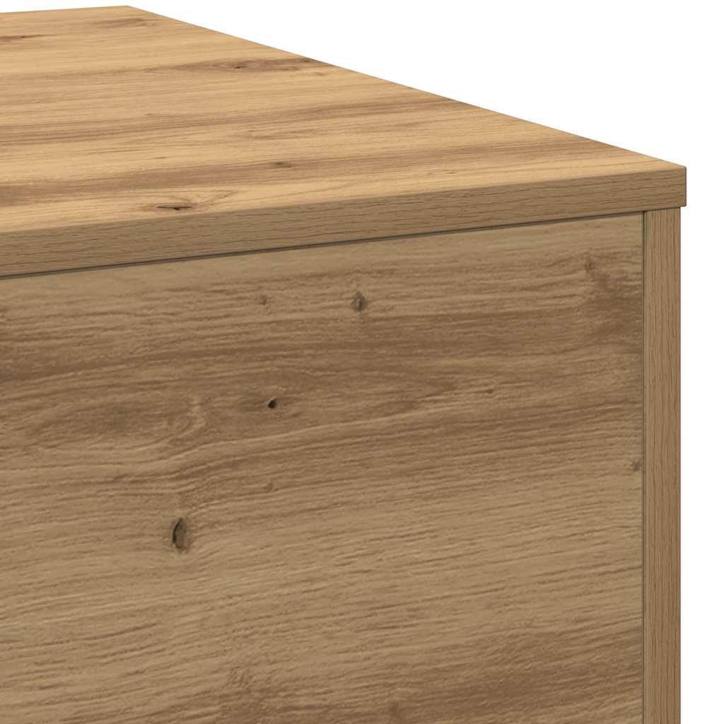 Salontafel Niels - 55 x 55 x 31 cm - artisanaal eiken