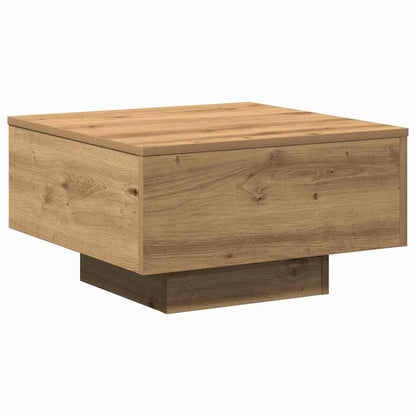 Salontafel Niels - 55 x 55 x 31 cm - artisanaal eiken