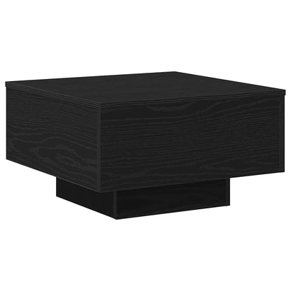 Salontafel Niels - 55 x 55 x 31 cm - zwart eiken