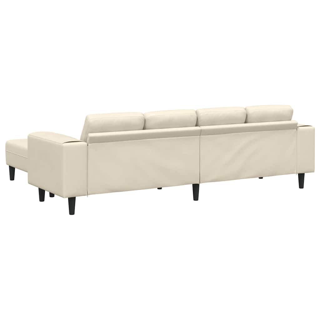 Bank Crème 250 x 188 x 76 cm Katoen Stof