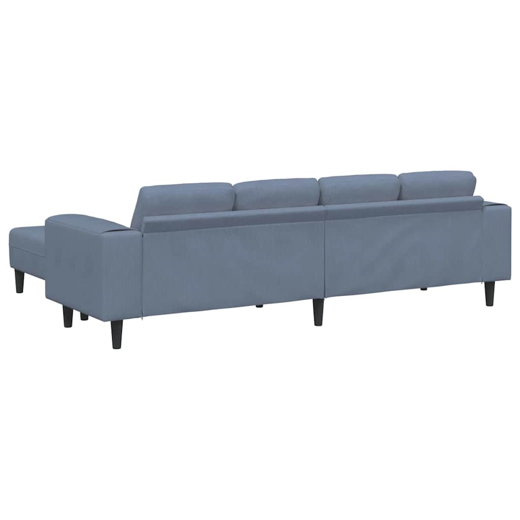 Bank Blauw 250 x 188 x 76 cm Katoen Stof