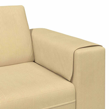 Bank Grijs groen 250 x 188 x 76 cm Katoen Stof