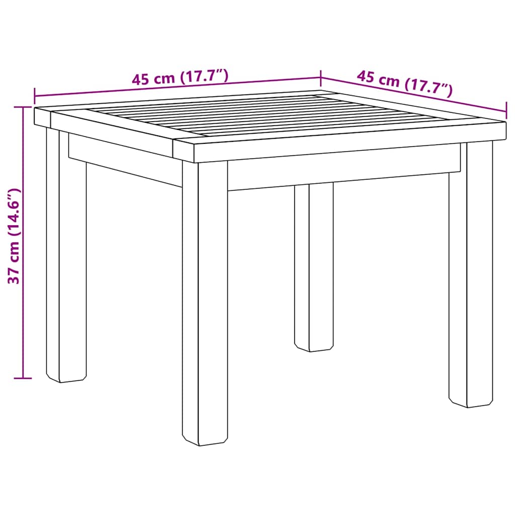 Salontafel Koen - Massief Teakhout