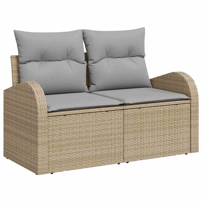 Tuinset Tuur - 9-delig - met opslag - beige en grijs