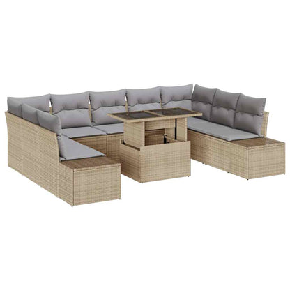 Tuinset Guus - 10-delig - met opslag - beige en lichtgrijs