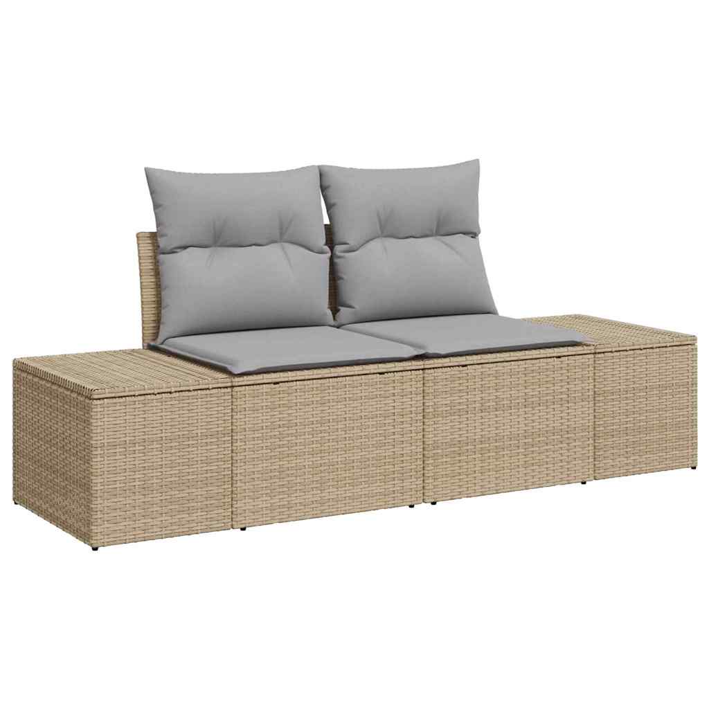 Tuinset Guus - 10-delig - met opslag - beige en lichtgrijs
