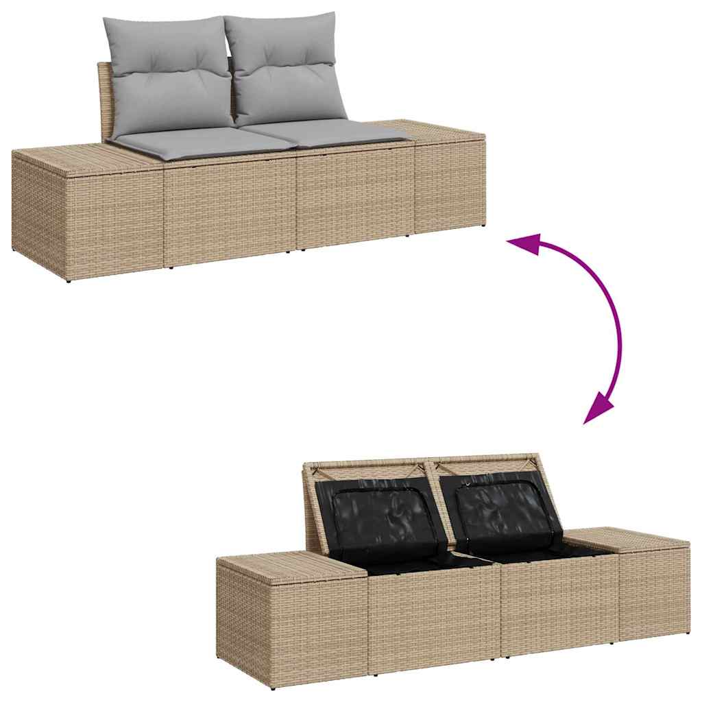 Tuinset Guus - 10-delig - met opslag - beige en lichtgrijs