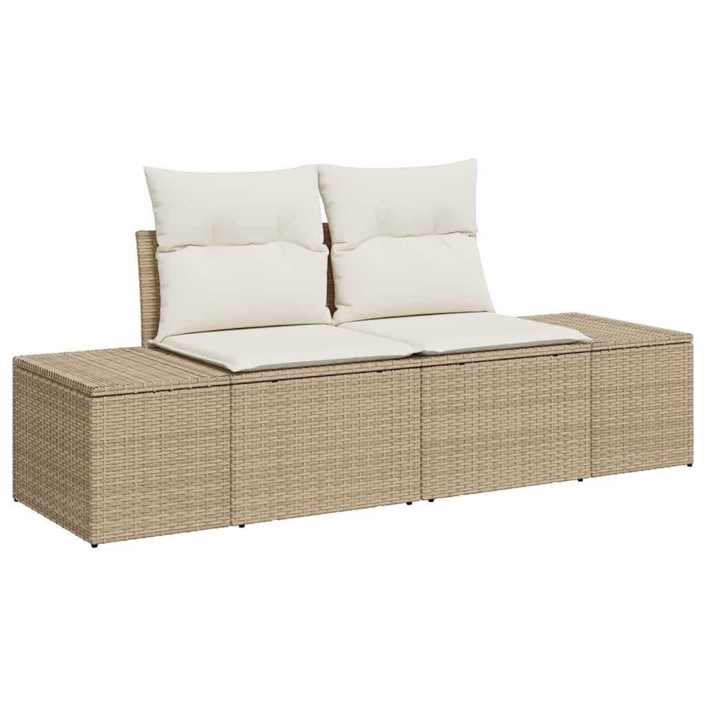 Tuinset Guus - 10-delig - met opslag - beige en wit