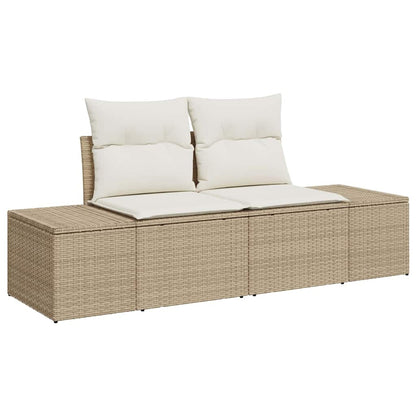 Tuinset Guus - 10-delig - met opslag - beige en wit