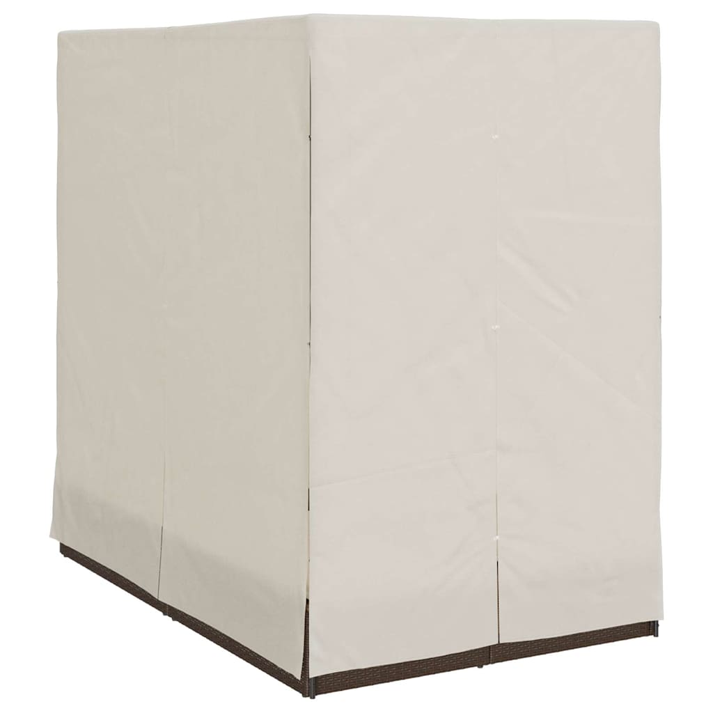 Ligbed Bo - 205 x 129 x 200 cm - verstelbaar - bruin