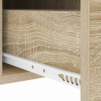 Nachtkastje Emilia - 2 stuks - met oplaadstation - Sonoma eiken
