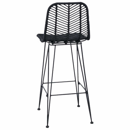 Barkruk 2 pcs 44 x 52 x 111 cm Riet en IJzer