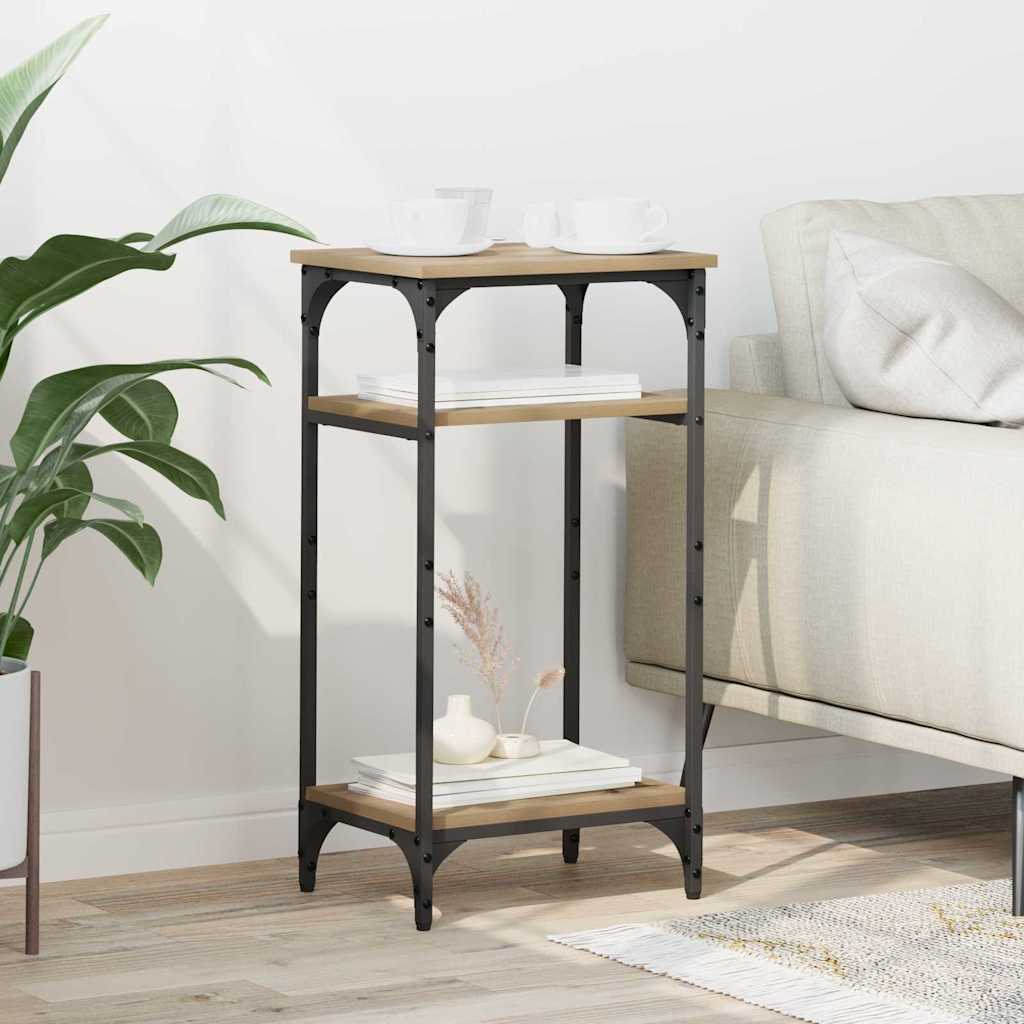 Bijzettafel Hudson - Bewerkt hout