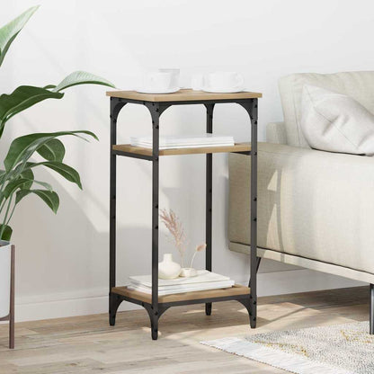 Bijzettafel Hudson - Bewerkt hout