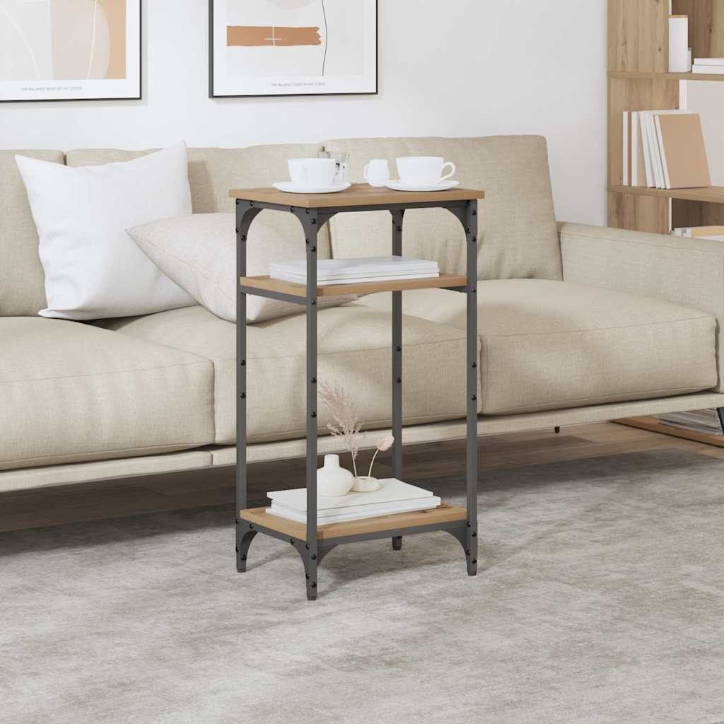 Bijzettafel Hudson - Bewerkt hout