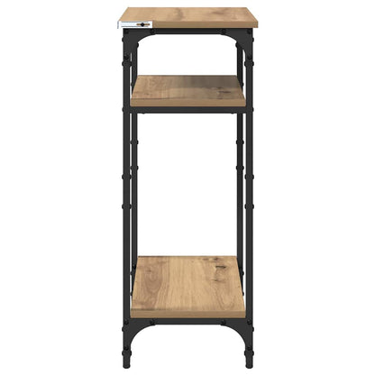 Bijzettafel Hudson - Bewerkt hout