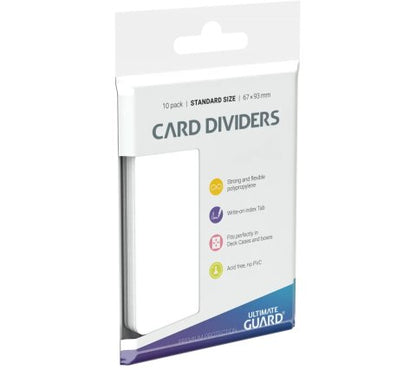 Ultimate Guard Card Dividers Standard Size Wit 10 Stuks