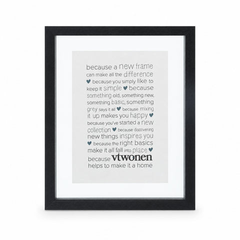 VTwonen Fotolijst Hout Zwart 37x25 cm | Retourdeal 30%