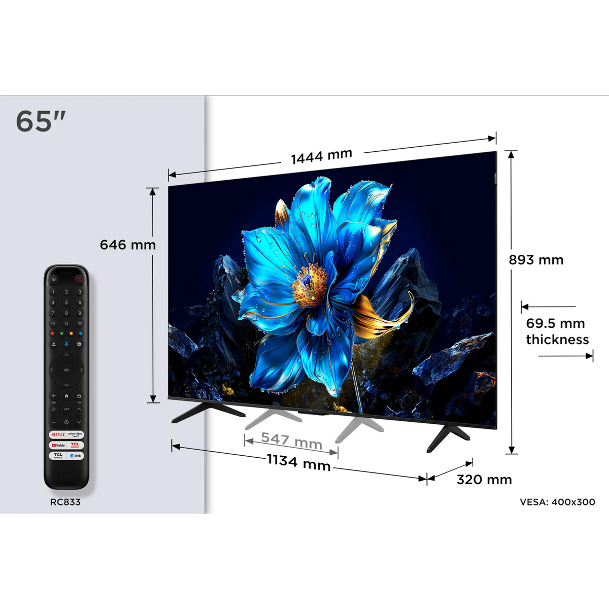 TCL 65T69C 65 inch | Retourdeal 20%