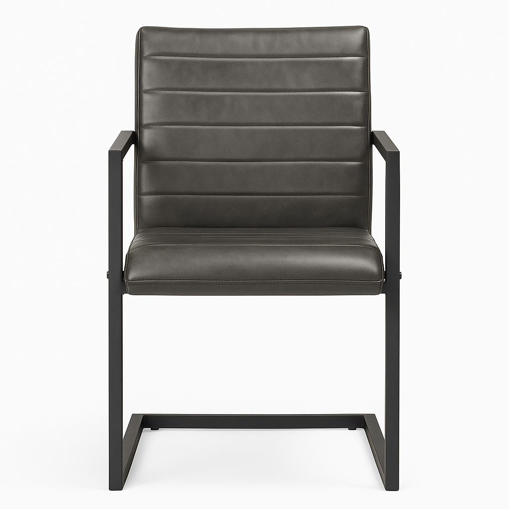 Eetkamerstoel Eva - leer - 2 stuks