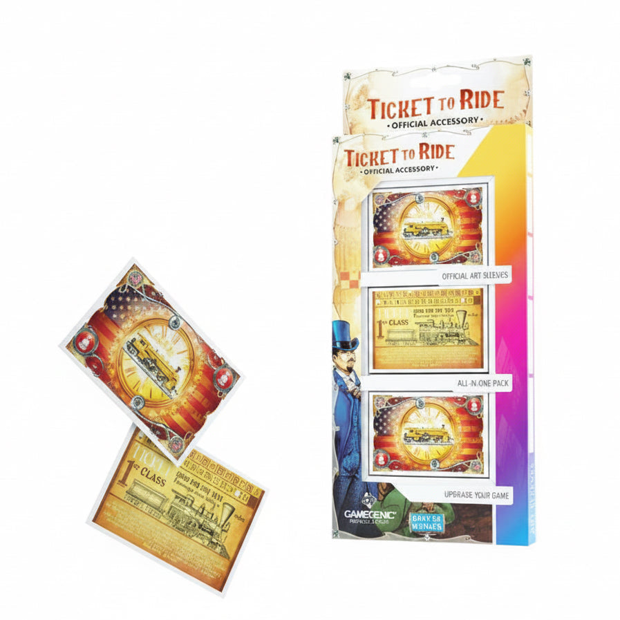 Gamegenic Ticket To Ride Sleeves - US Art