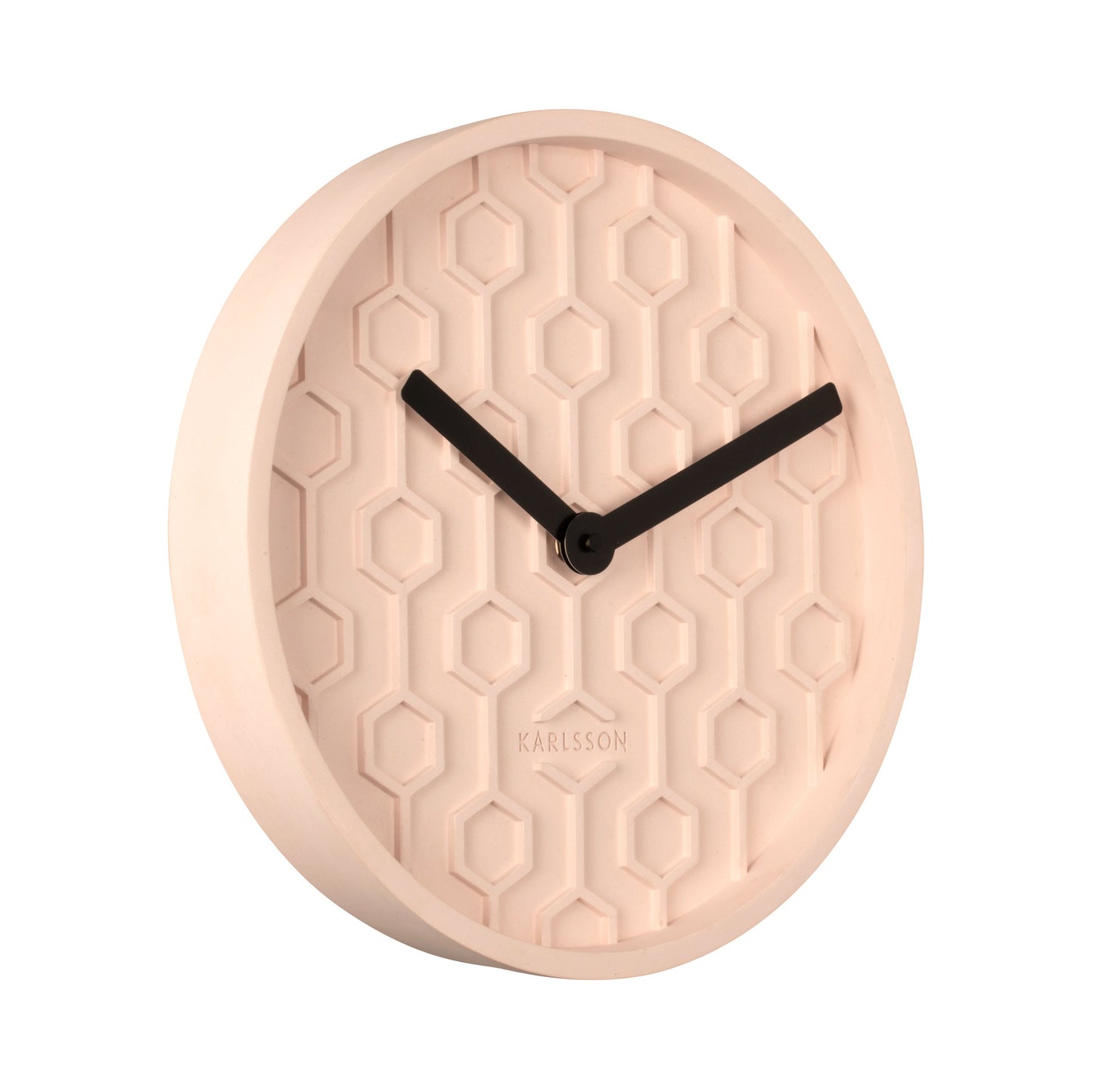 Karlsson Wandklok Honeycomb roze | Retourdeal 24% korting