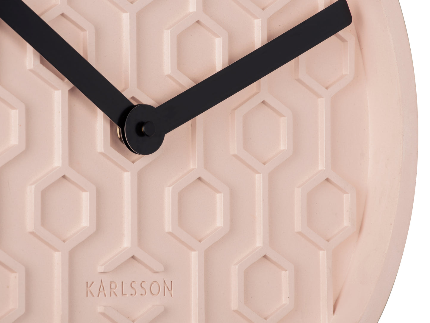 Karlsson Wandklok Honeycomb roze | Retourdeal 24% korting