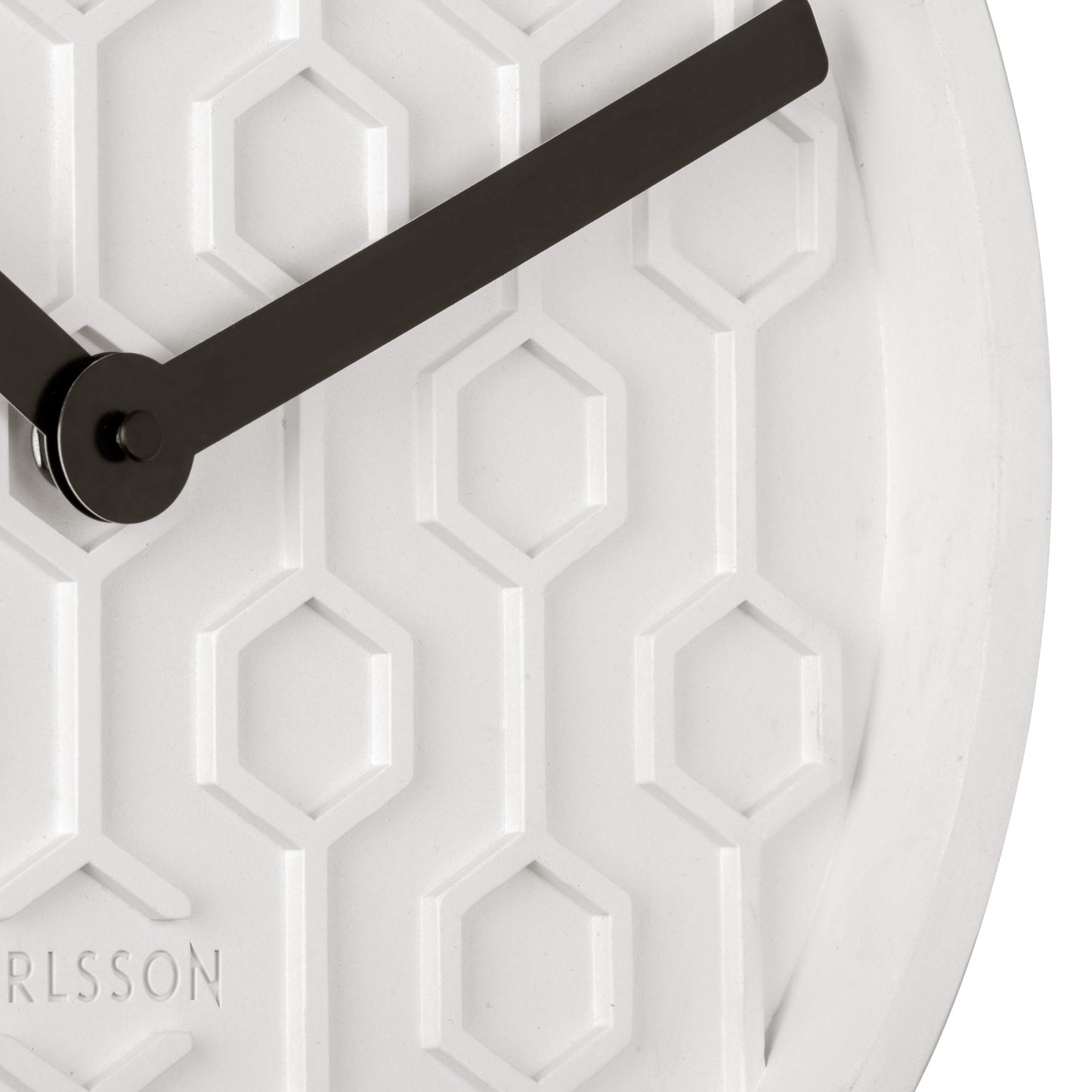 Karlsson Wandklok Honeycomb - Wit - Ø31cm